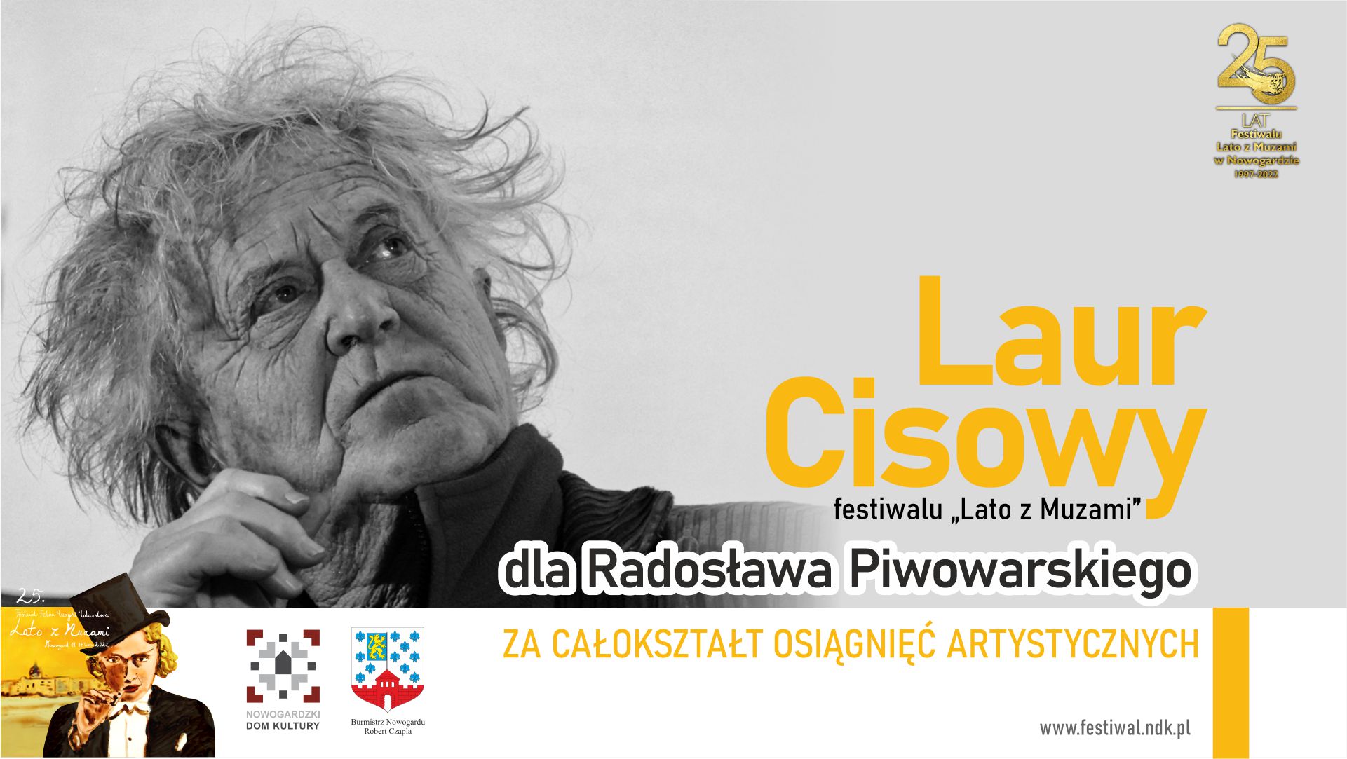 LzM | Laur Cisowy festiwalu „Lato z Muzami” dla Radosława Piwowarskiego